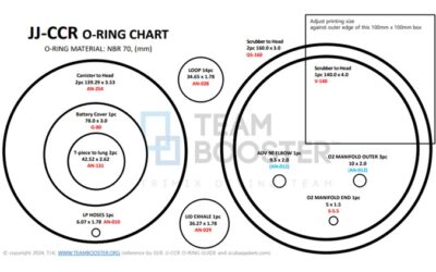 JJ-CCR 오링 차트(JJ-CCR O-Ring Chart)